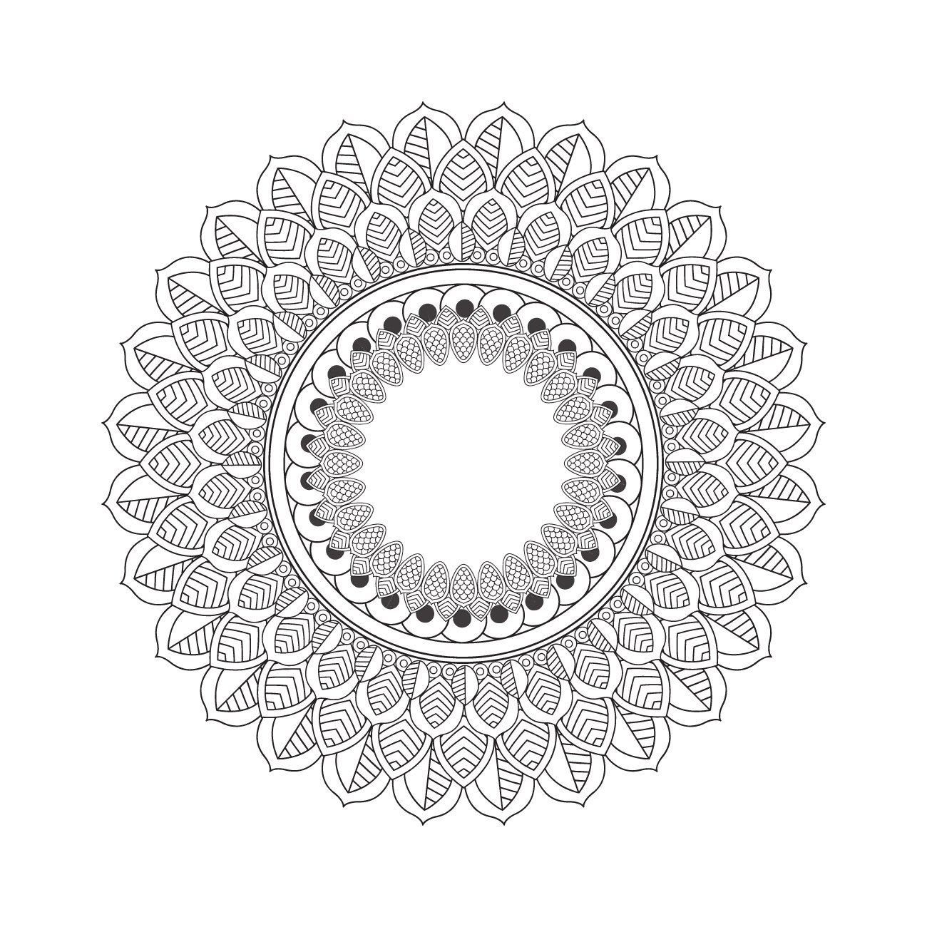 Mandala Coloring Page